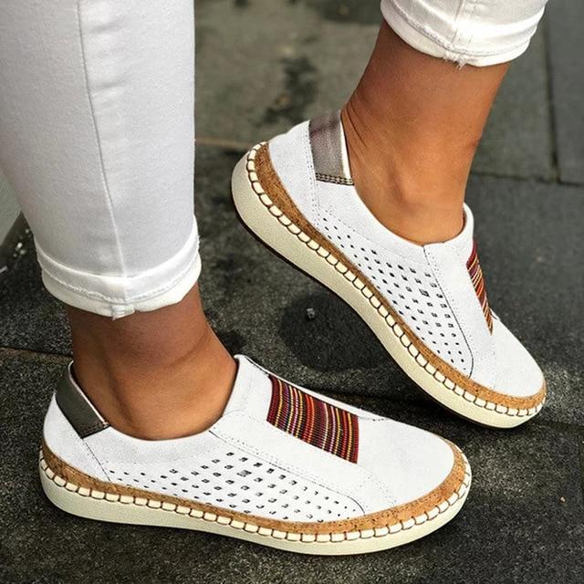 New explosive models speed sell through amazon ebay cross-border exclusive female casual sports leather trainers