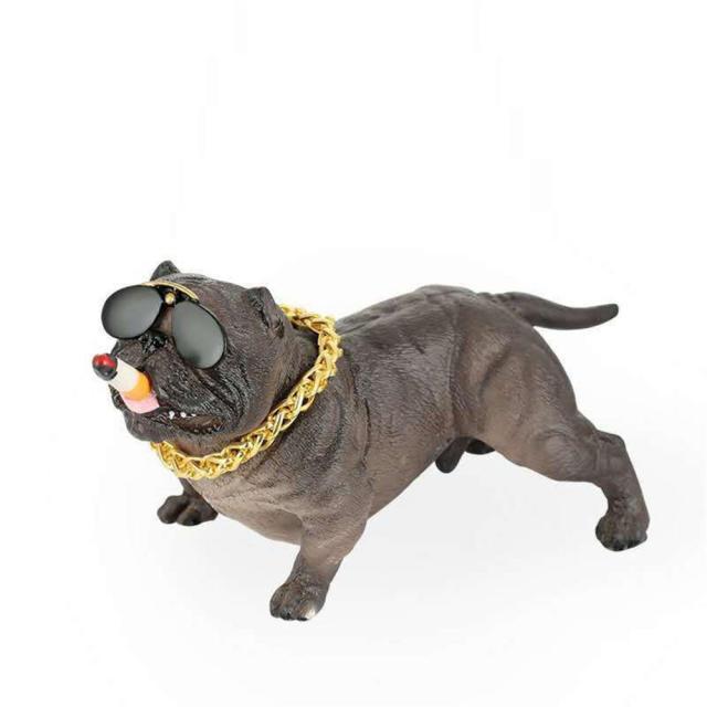 Car Dashboard Bully Pitbull Dog