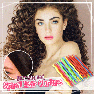 DIY Styling Spiral Hair Curlers