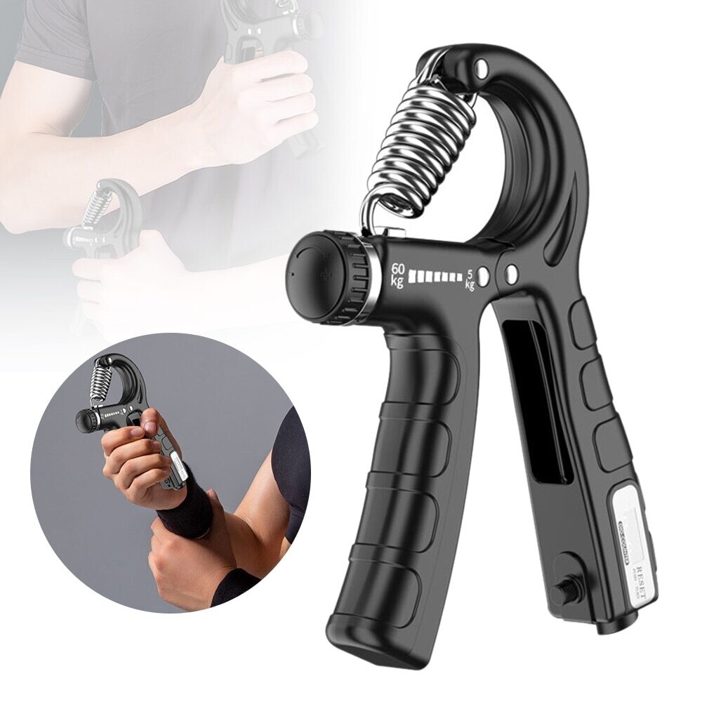 Mechanical Counting Adjustable Grip Finger Strength Trainer