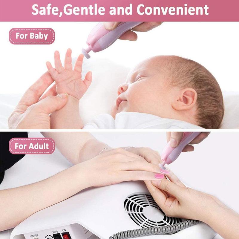 Safety Electric Baby Nail File Clippers
