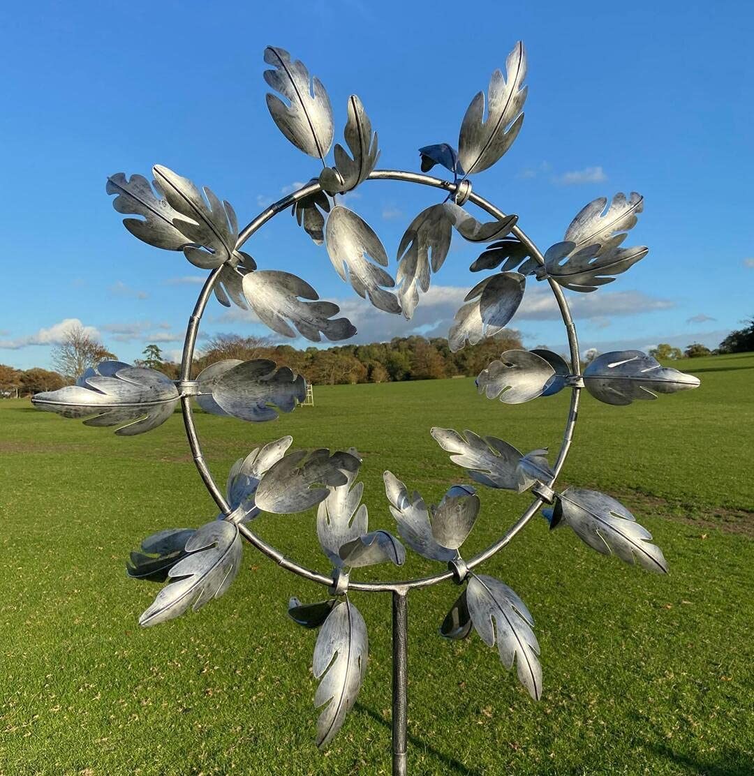 Magical Metal Windmill Kinetic Metal Wind Spinners Kinetic Wind Sculpture