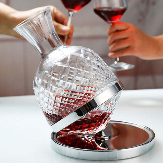 Wine Glass Quick Crystal Glass Rotating Sobriety Maker Home Non-Inverting Gyro Sobriety Maker