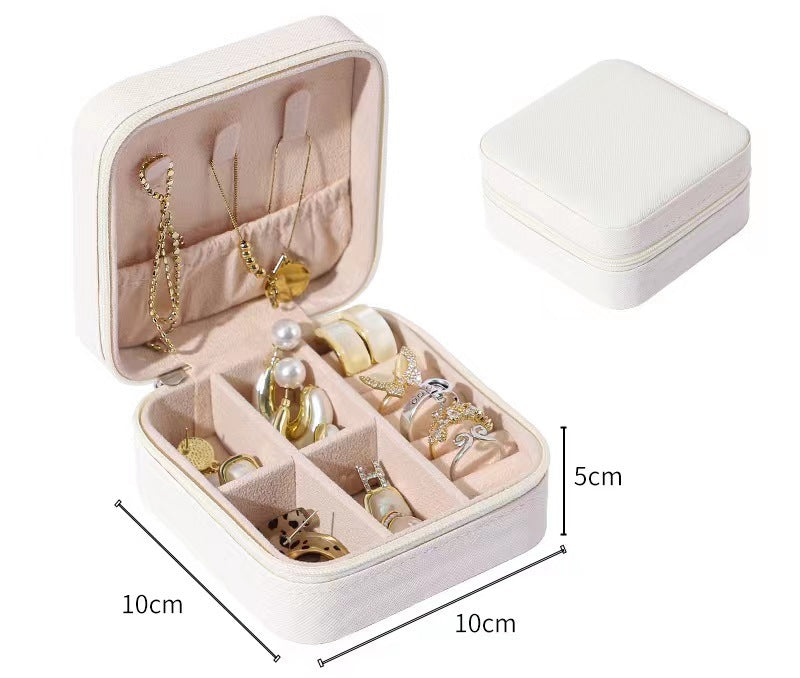Jewelry Storage Box Travel Portable Jewelry Box Small Ring Bag Decoration Box