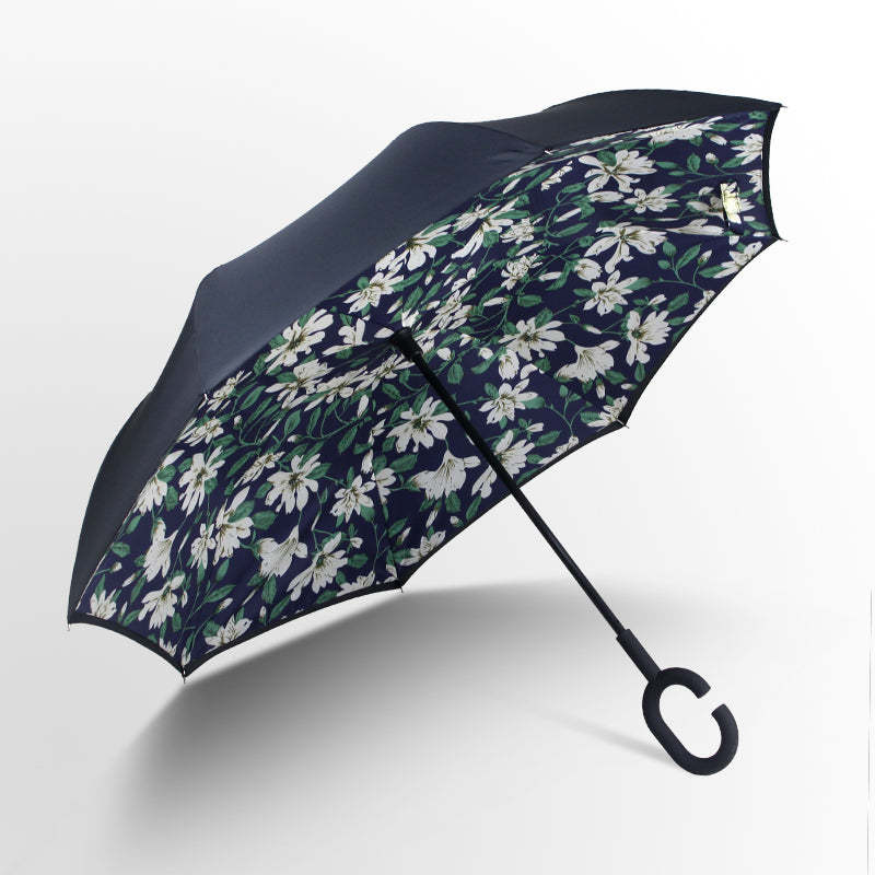 Reverse Umbrella - 22 Floral Patterns
